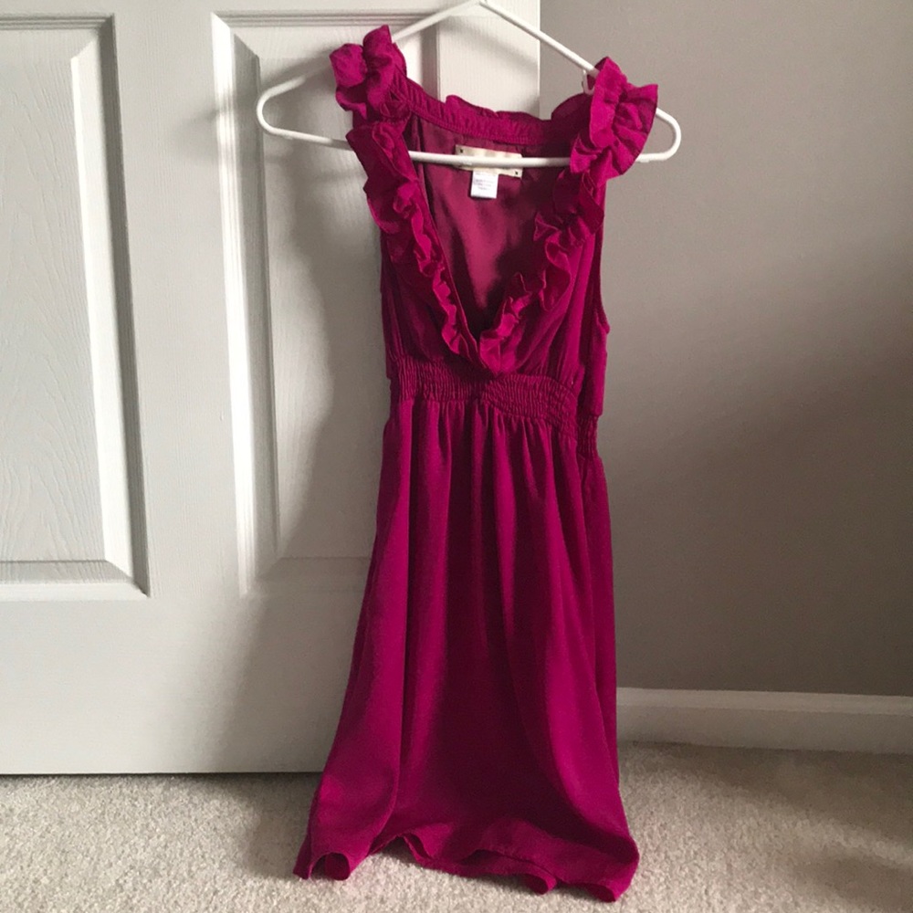 Pink Francesca’s Ruffle Dress